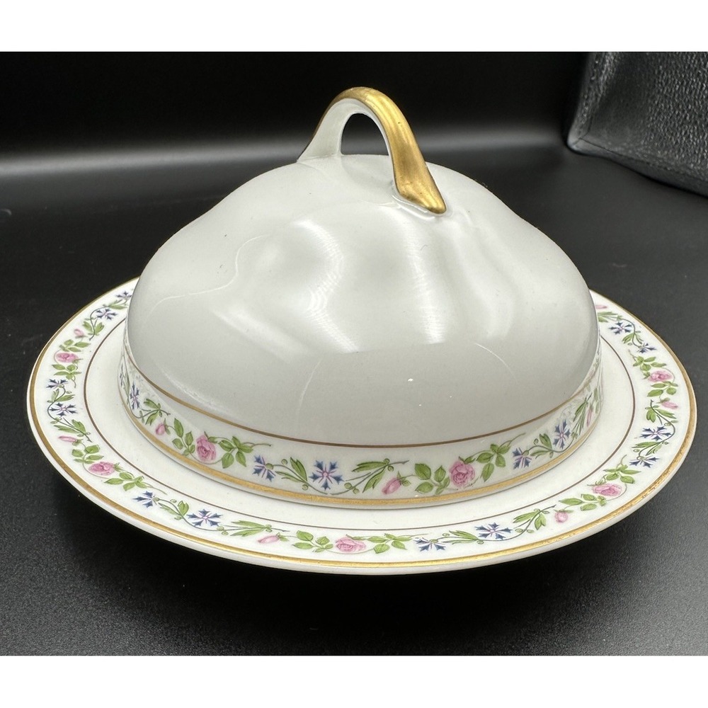 O.P.CO Syracuse China Melrose Butter Dish